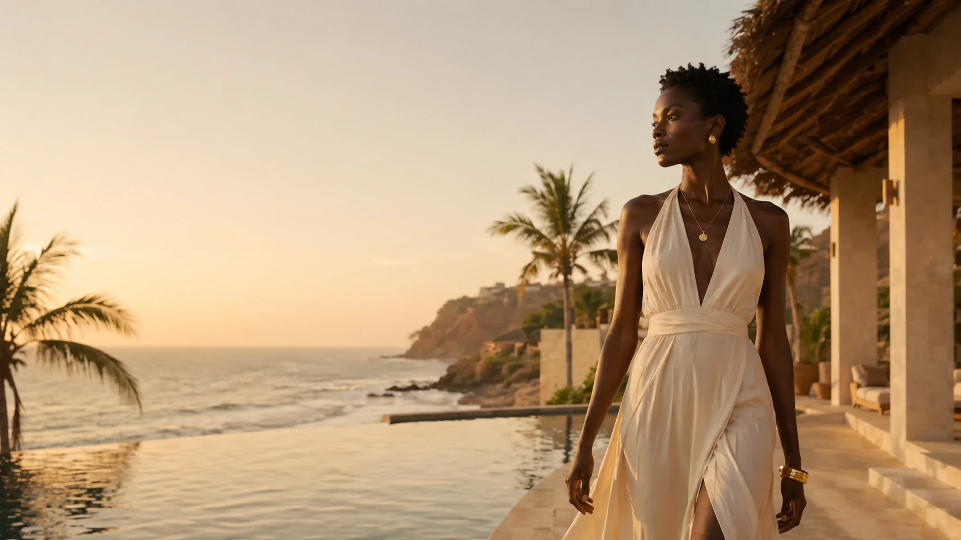 Premium resort content production in Gambia